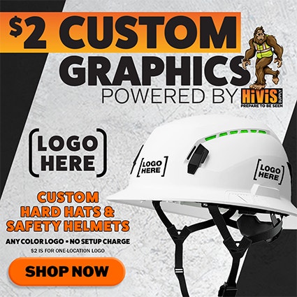$2 Custom Graphics on Head Protection
