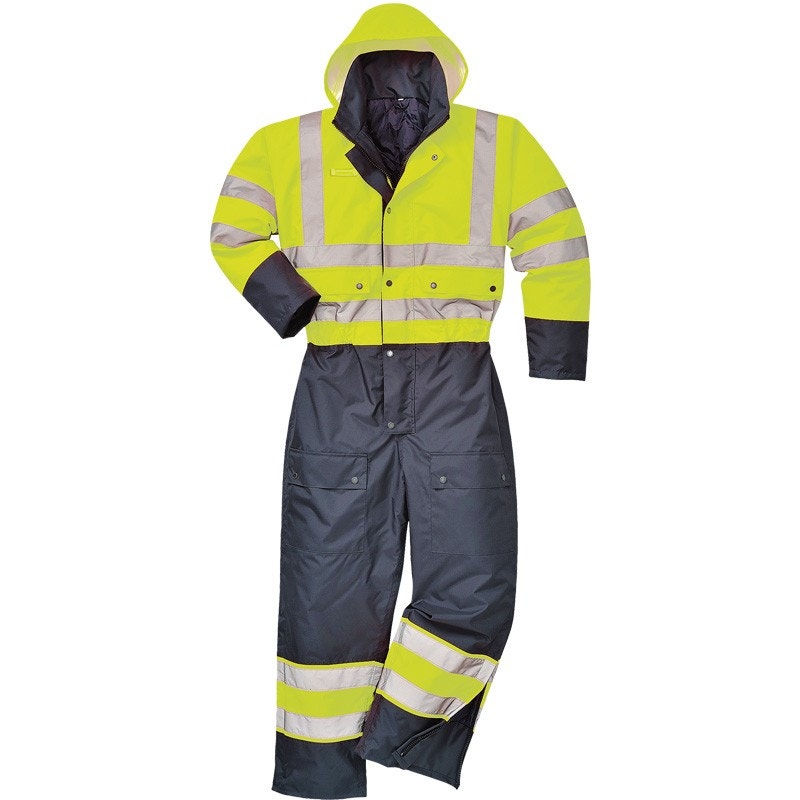 portwest contrast ansi class 3 thermal lined coveralls portwest contrast ansi class 3 thermal lined coveralls