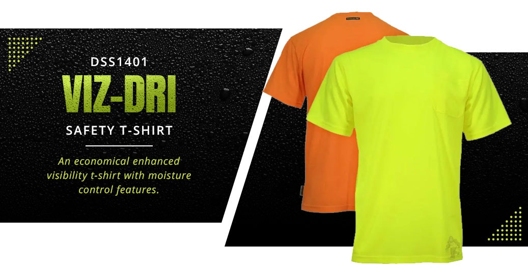 DOME75 Dynamic Series DSS1401 Viz-Dri Safety T-Shirt
