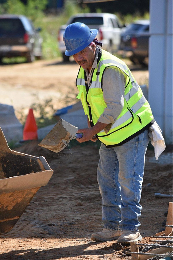 worker digging worker digging